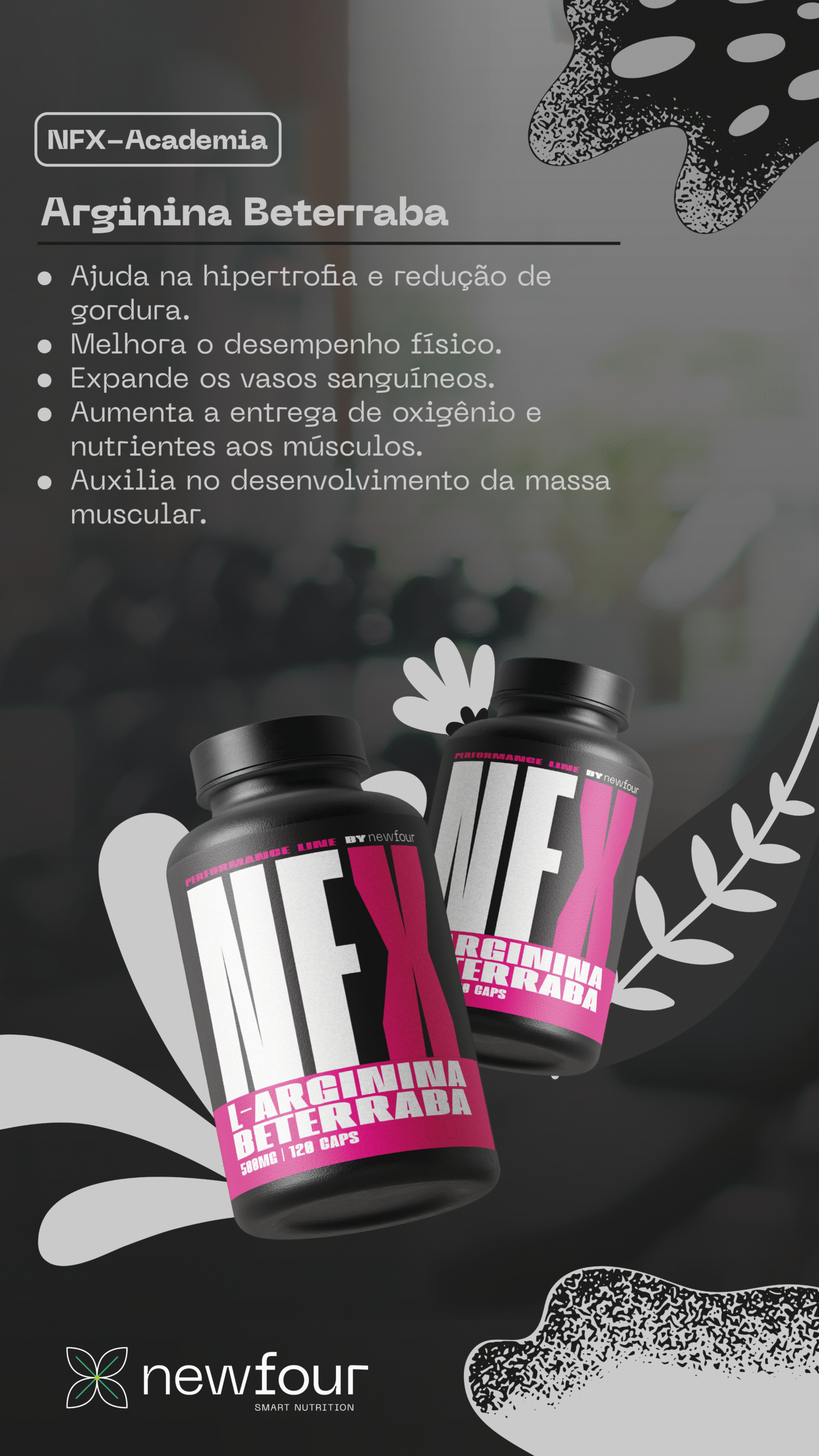 L-Arginina + Beterraba – Fluxo Sanguíneo Turbo para Máxima Performance!