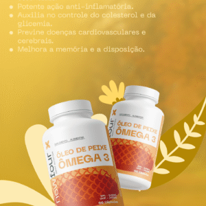 Ômega 3 – Coração Forte, Mente Ativa (60 Caps)