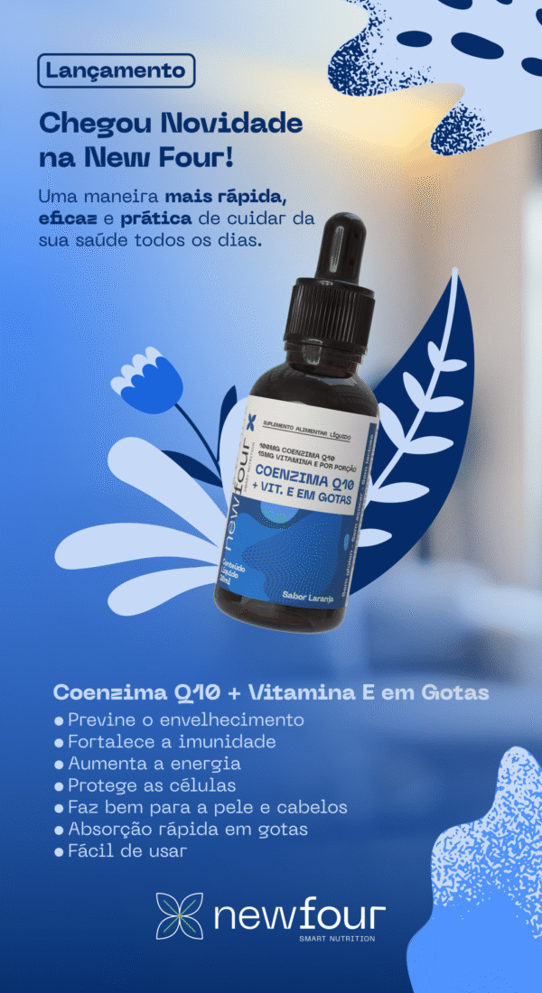 Coenzima Q10 – Energia e Juventude em Conta-Gotas